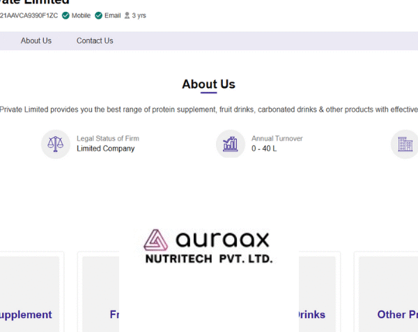 Auraax NutriTech Pvt Ltd