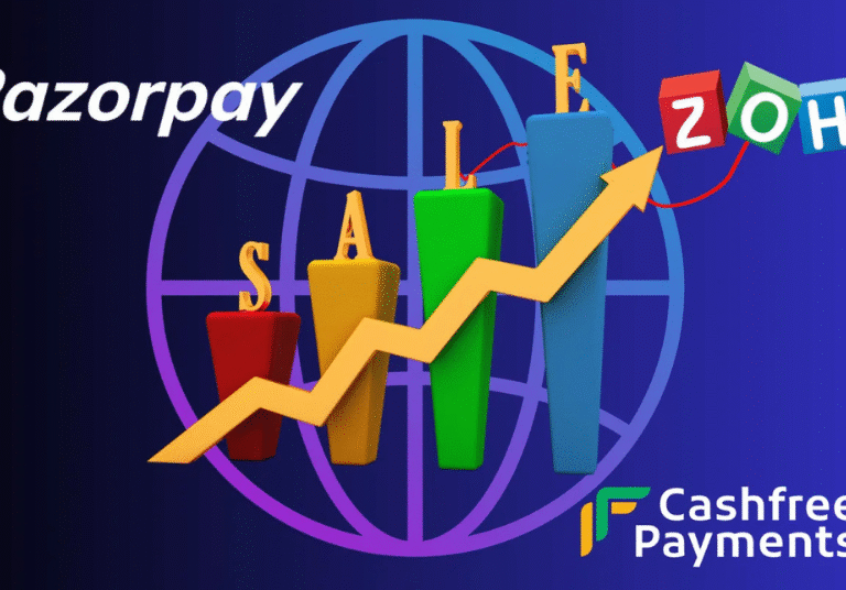 growing business with razorpay, zoho , cashfree