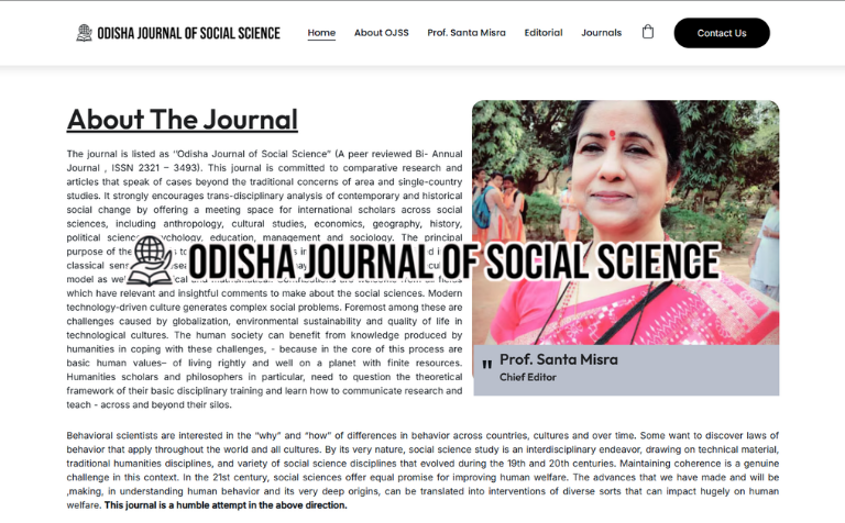 Odisha Journal of Social Science